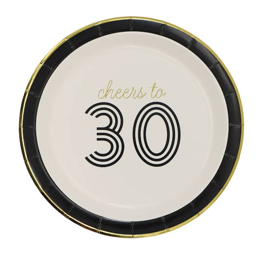 7" Cheers to Paper Dinner Plates